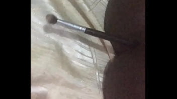 Black Ass Tranny Fucks Make Up Brush