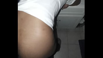 Ebony Get Fucked In Dark Bathroom