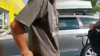 Polish Man Shows Anus In Argument