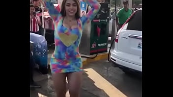 Dancing In Gas Station