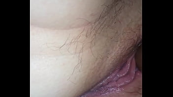My Wife_s Hairy Pussy Soaking Wet While Masturbating With Satisfyer