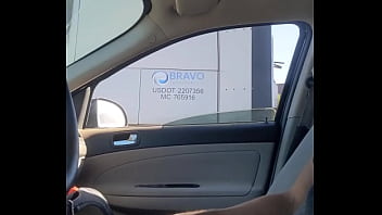 Two Truckers Look At Fat Cock