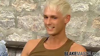 Tattooed Twink Theo Stroking Hard Big Dick Solo Masturbation