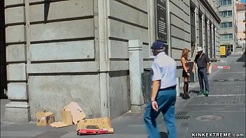 Euro Slut Is Rough Banged In Public