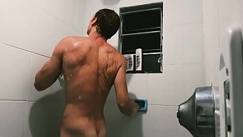 Naked Stud In Cold Shower Every Day