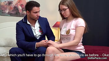 Lovesome Chick Opens Up Tight Pussy And Gets Deflorated