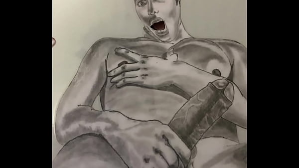 Big Uncut Dick Art In Motion