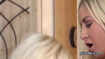 Cuddly Lesbo Chicks Get Covered With Pee And Blast Wet Slits
