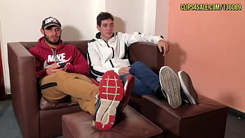 Two Young Guys Tickled Naked