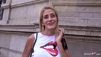 German Scout - Skinny Blonde Latina Girl Gabriela Pickup And Fuck At Street Casting