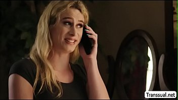 Ts Nikki Kneels And Sucks Dudes Cock