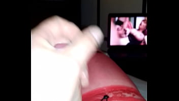 Wanking Myself In Red Stockings