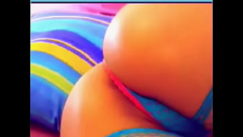 Closeup Big Ass In Thong Panties -