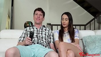 Remote Ramming With My Skinny Hot Teen Stepsister- Natalia Nix