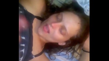 Opening Wide For Cum And Facial After Getting Pussy Fucked