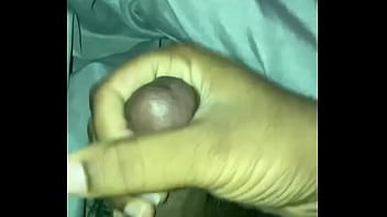 Big Ebony Guy Masterbates
