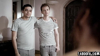 Two Young Angry Step Brothers Ricky Spanish And Alex Jett Double Penetrate Their Own Way Older Syren De Mer To Unleash Their Frustrations!