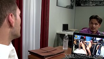 Well Hung Office Twinks Blow Cum Loads