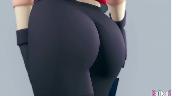 Sakura Rubs Her Ass
