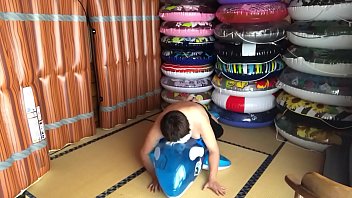 シャチフロート膨らまし割り