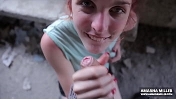 ⁣Amarna.miller-blowjob At The Abandoned House