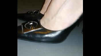 Lady L Sexy Black Extreme Shoes.(short Video Version)