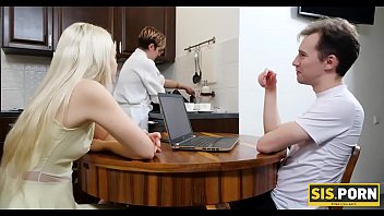 Sis.porn. Love Gets Off Being Banged By Stepbrother After A Small Blowjob By Festive Table