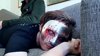 Amateur Boy Gets His First Caning