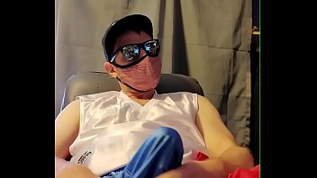 Jacking Off In Silky Basketball Gear