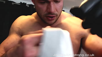 Leather Glove Cum - muscle, soloboy - Video 2477986