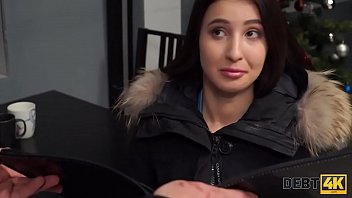 Debt4k. Loan Agent Takes Hottie From Behind For Her Huge Debts