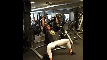 Straight Man Meat And Sexy Legs In Compression Lycra Spandex Spotted At The Gym