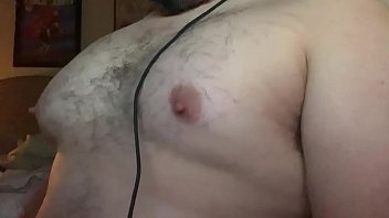 Chubby Beared Guy With Puffy Male Pink Nipples