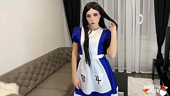 Madness Alice Deep Sucks And Rough Fucks The Hatter To Cum In Mouth After Tea Party