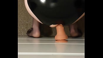 Solo With Dildo In Pvc Panties #1