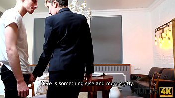 Tutor4k. Sexy Mature Teacher And Y. Man Become Lovers During Class