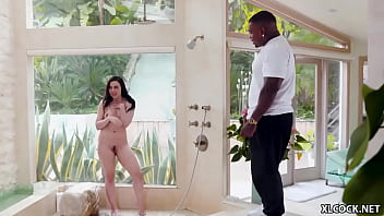 Pale Whitney Wright Hammered After Deepthroating A Bbc