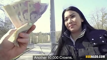 Brunette Cutie Alina Crystall Gets Fucked On The Street