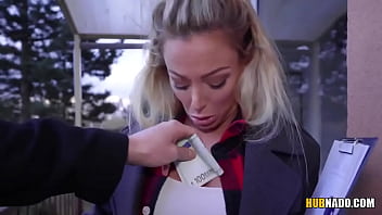 Well-shaped Blonde Isabella Deltore Fucks For Some Cash