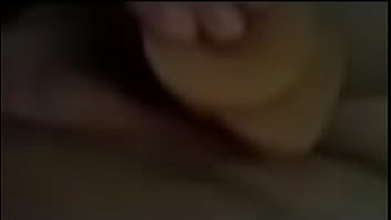 Wife Masturbating - Dildo-pussy-wife-chubby-hairy-masturbation-solo-bbw-alone-shy-selfie