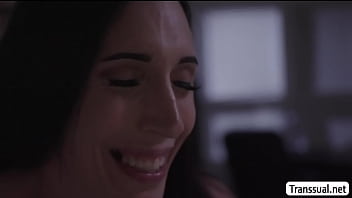 Ts Melanie Loves Sucking Stepbros Cock