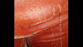 Wetting Red Velvet Pants And Pink Socks