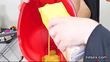 Frisky Sweetie Was Brought In Anal Nuthouse For Awkward Treatment