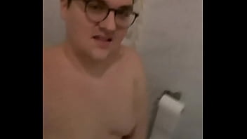 Extreme Nipples Stimulation On Toilet