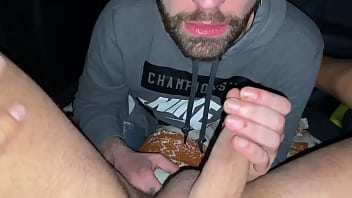 Gay Sucks A Straight Guy' Cock, And Fingers His Ass