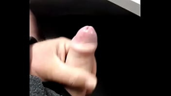 Horny At Work. Rubbing My Cock