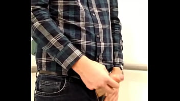 Wank And Cum In Public Stairwell