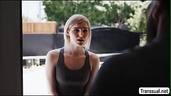 Ts Ella Finally Sucks Daddys Big Cock