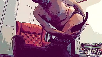 Crossdresser Does An Enema On Public Cam