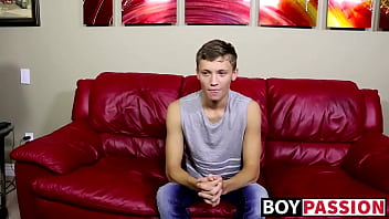 Matthew Shows His Adorable Twink Body And Jerks Off His Cock - cumshot, cum, blonde, masturbation, solo, jerking, off, gay, america, twink, interview, uncut, cole, - Video 2406538